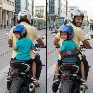 حزام أمان للأطفال على الدراجة النارية